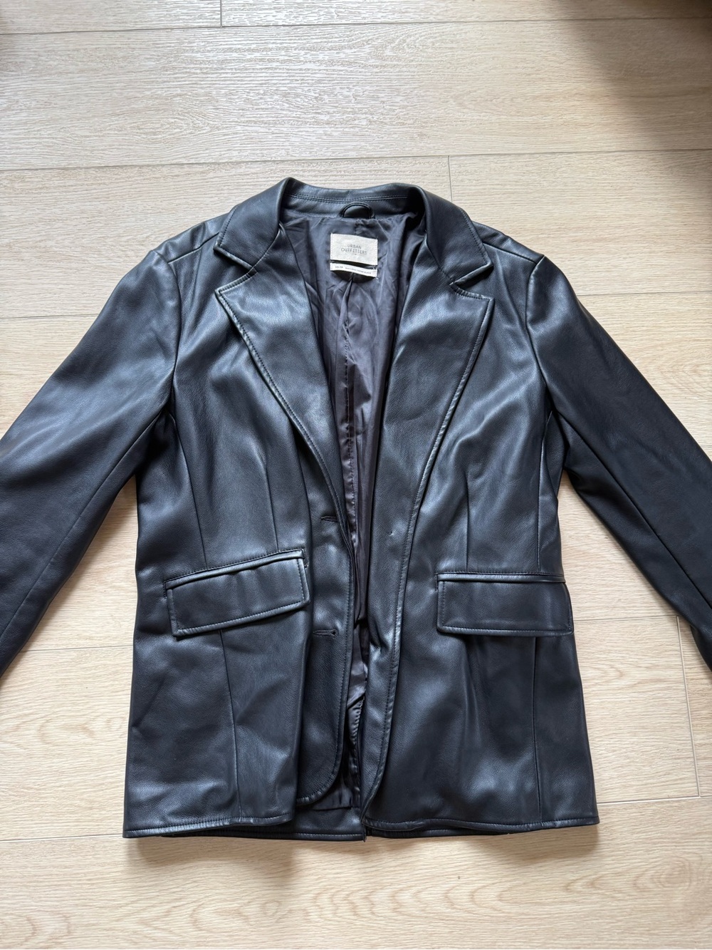 Urban Outfitters Faux Leather Blazer